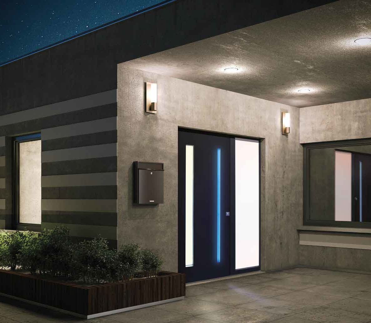 Poignée porte d'entrée inox - Porte d'entrée aluminium classic
