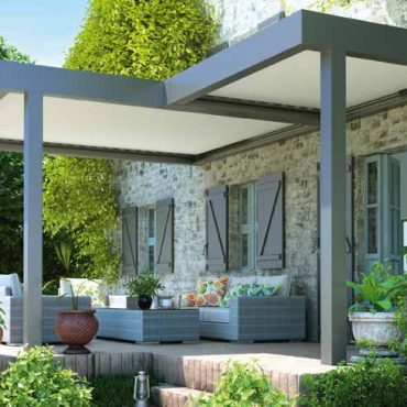 TY PAU Pergola Bioclimatique aluminium Pau Bizanos sauvagon terrasse