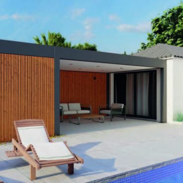 TY PAU Pool House 1 abri piscine moderne bois