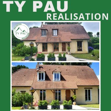 TY PAU - Installation de 11 menuiseries PVC et 2 volets roulants solaires