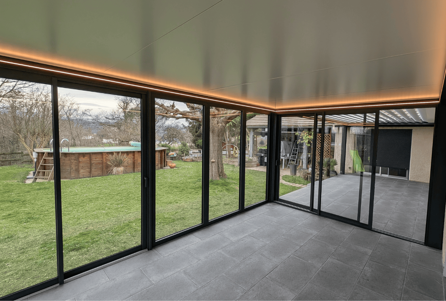 Vitrage Millet pour Pergola