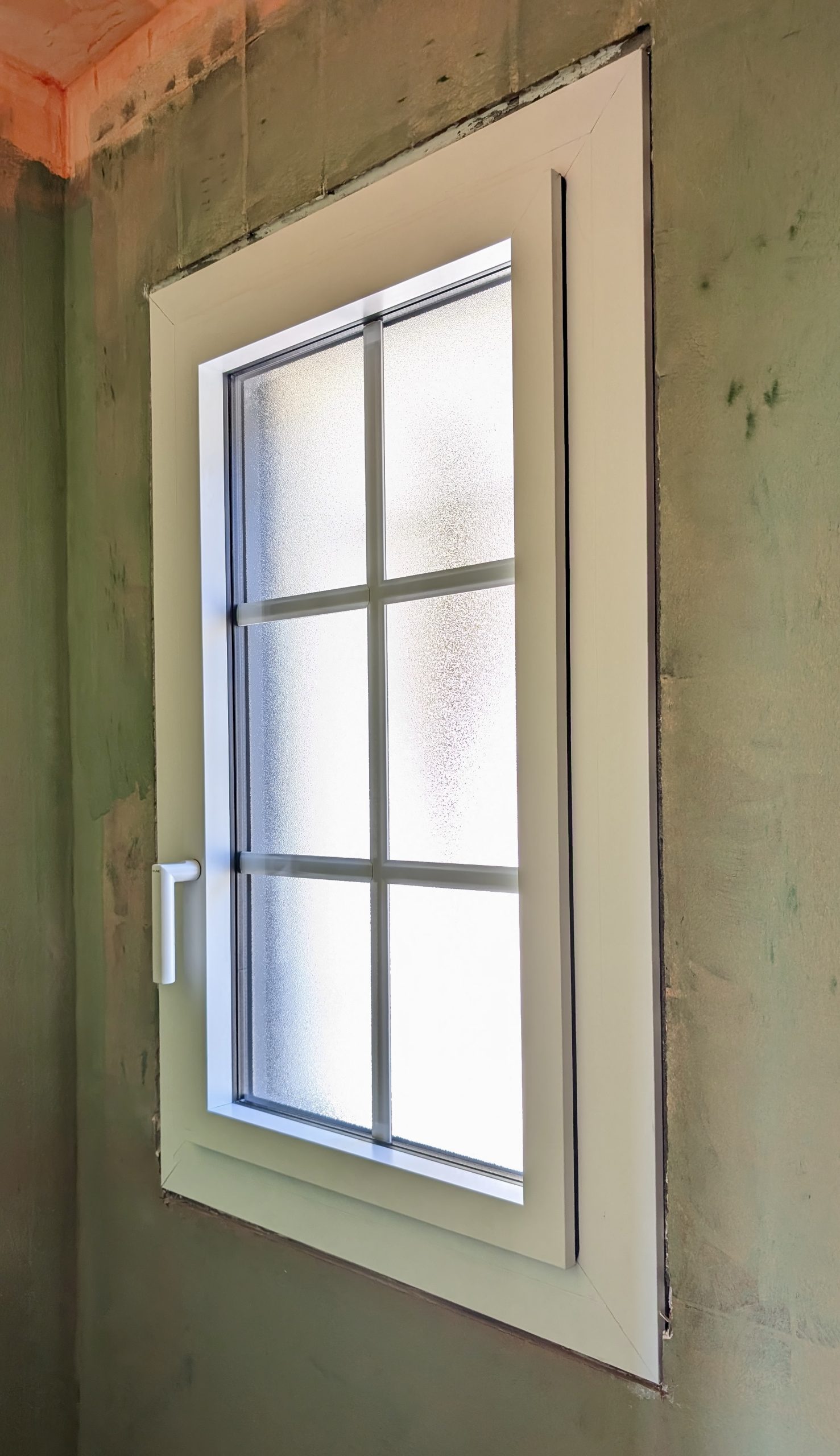 Fenêtre PVS pour salle de bain vue intérieur