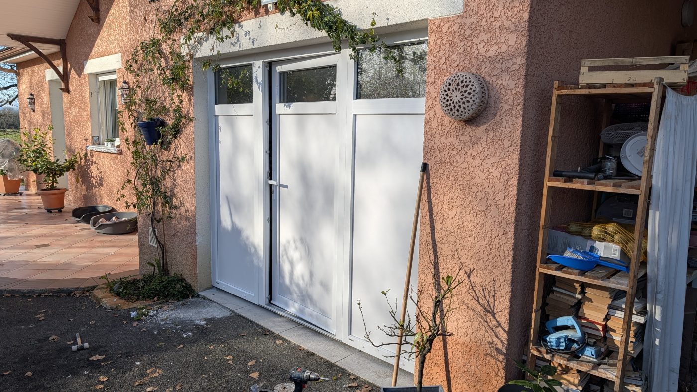 porte de garage pour isolation