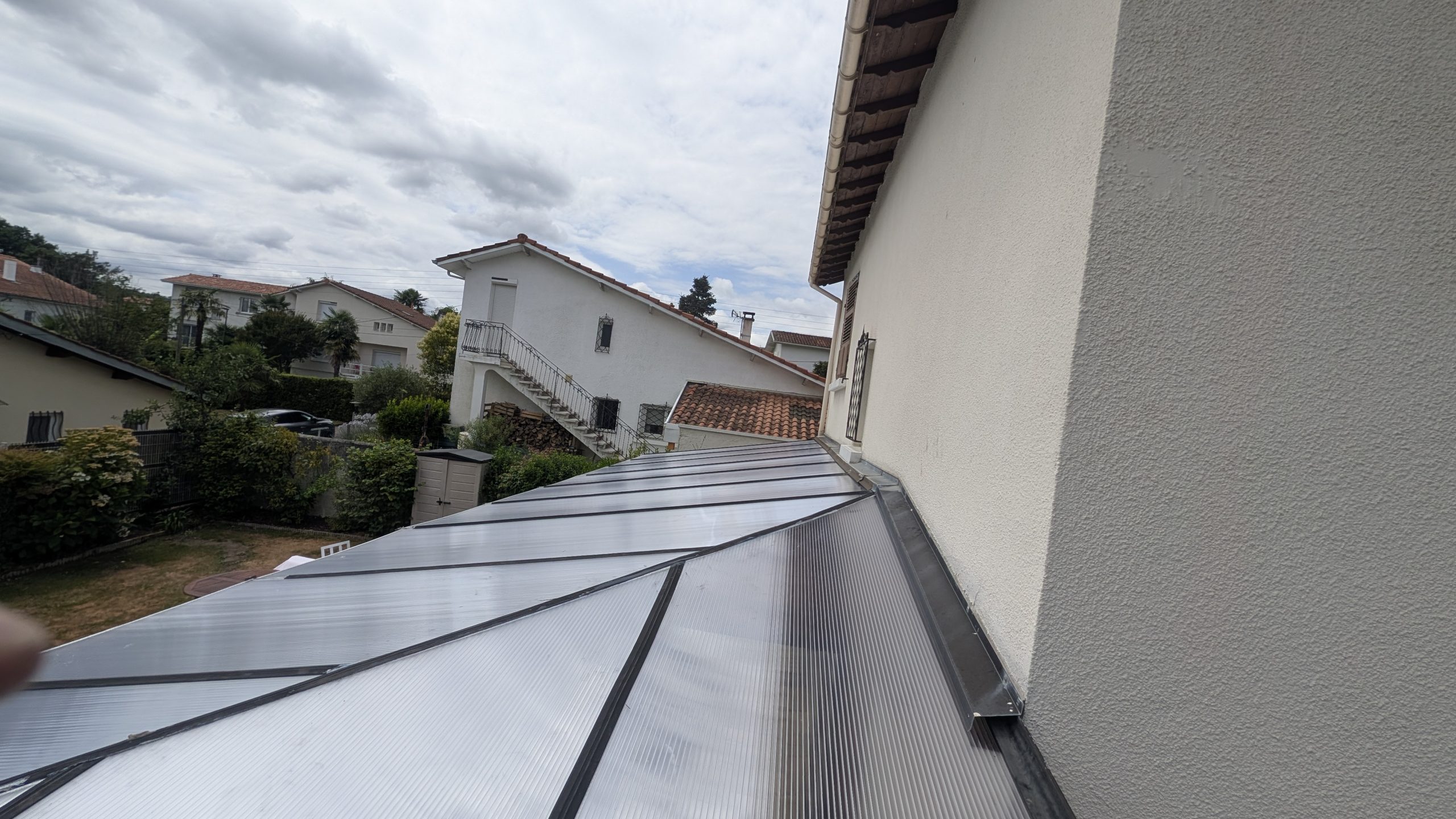 véranda toiture anti UV